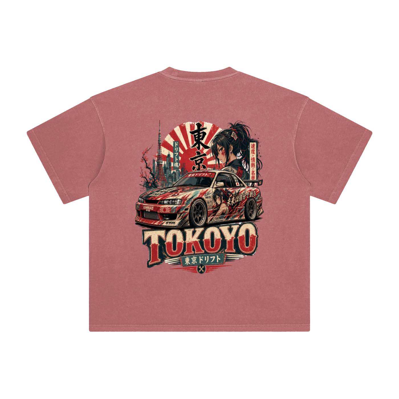 Tokyo-Enzyme Washed T-Shirt