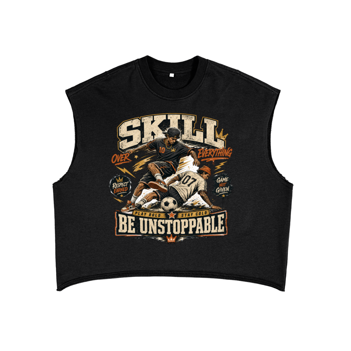 Be unstoppable-French Terry Boxy Tank Top