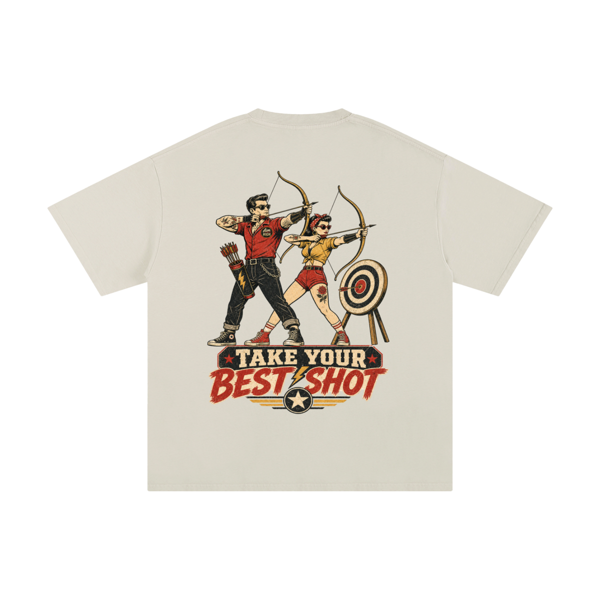 Take your best shot-Pure Cotton T-Shirt
