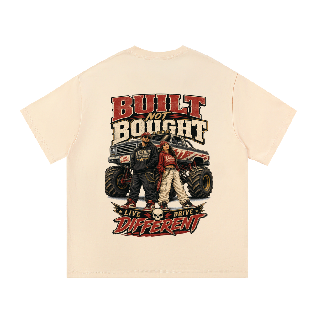 Built not brought-Essential Cotton T-Shirt