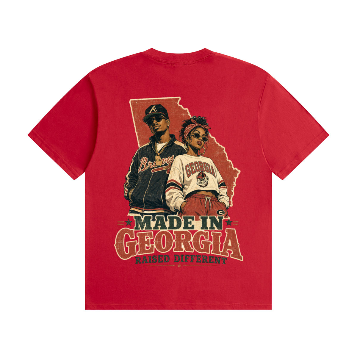 Made in Georgia-Seamless Cotton T-Shirt