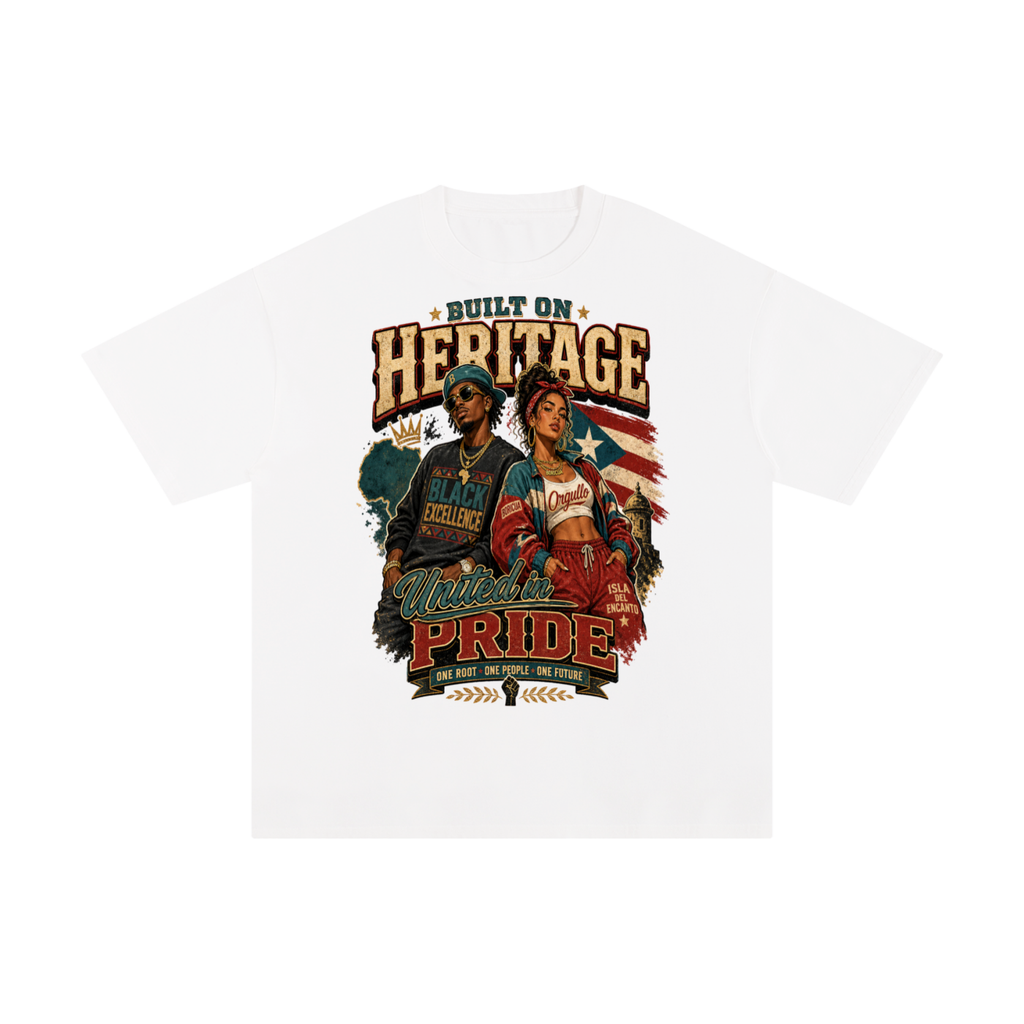 Built on heritage-Pure Cotton T-Shirt