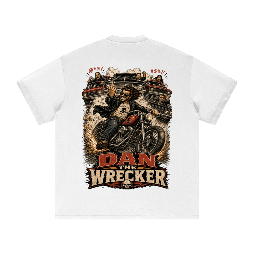 Dan the wrecker-Heavyweight Earth Tone T-Shirt