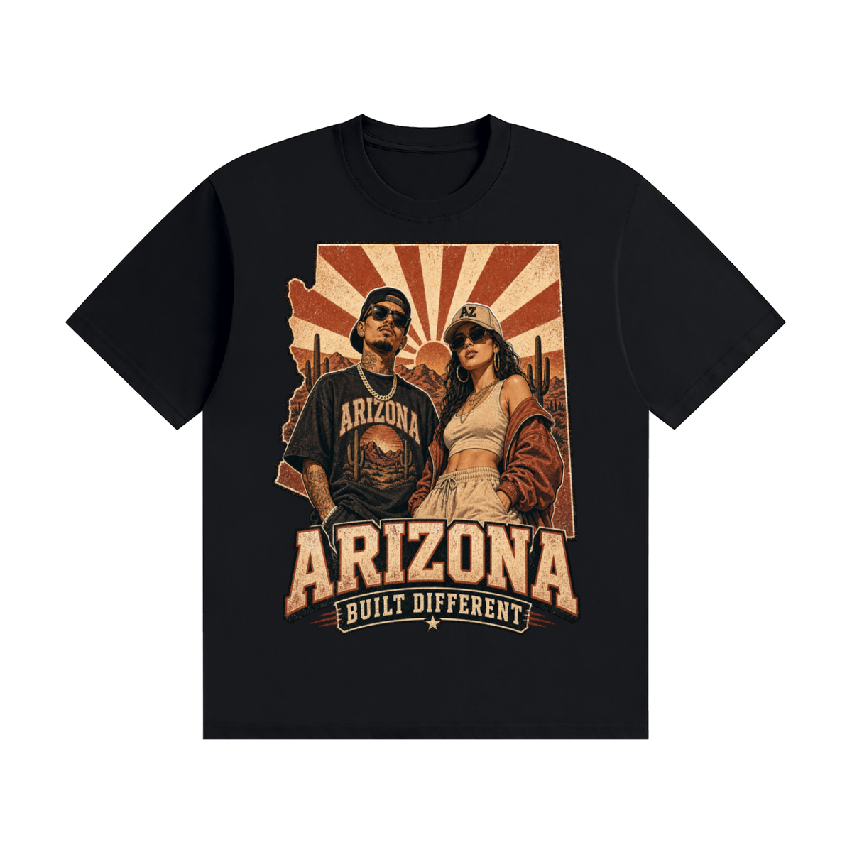 Arizona-Seamless Cotton T-Shirt