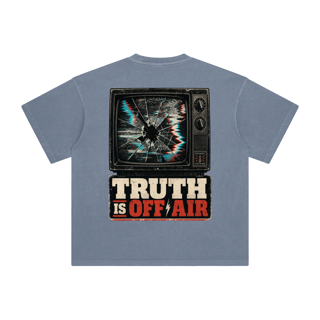 Truth Is Off Air Enzyme Washed T-Shirt