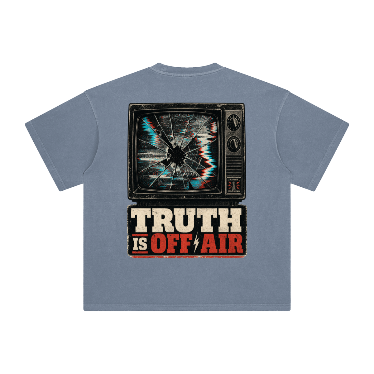 Truth Is Off Air Enzyme Washed T-Shirt