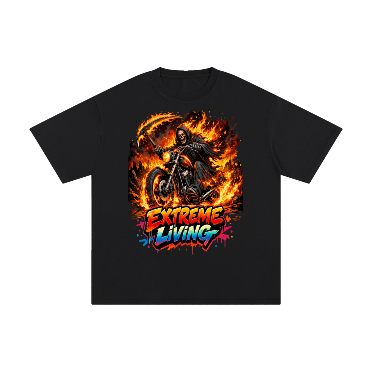 Extreme living-Pure Cotton T-Shirt
