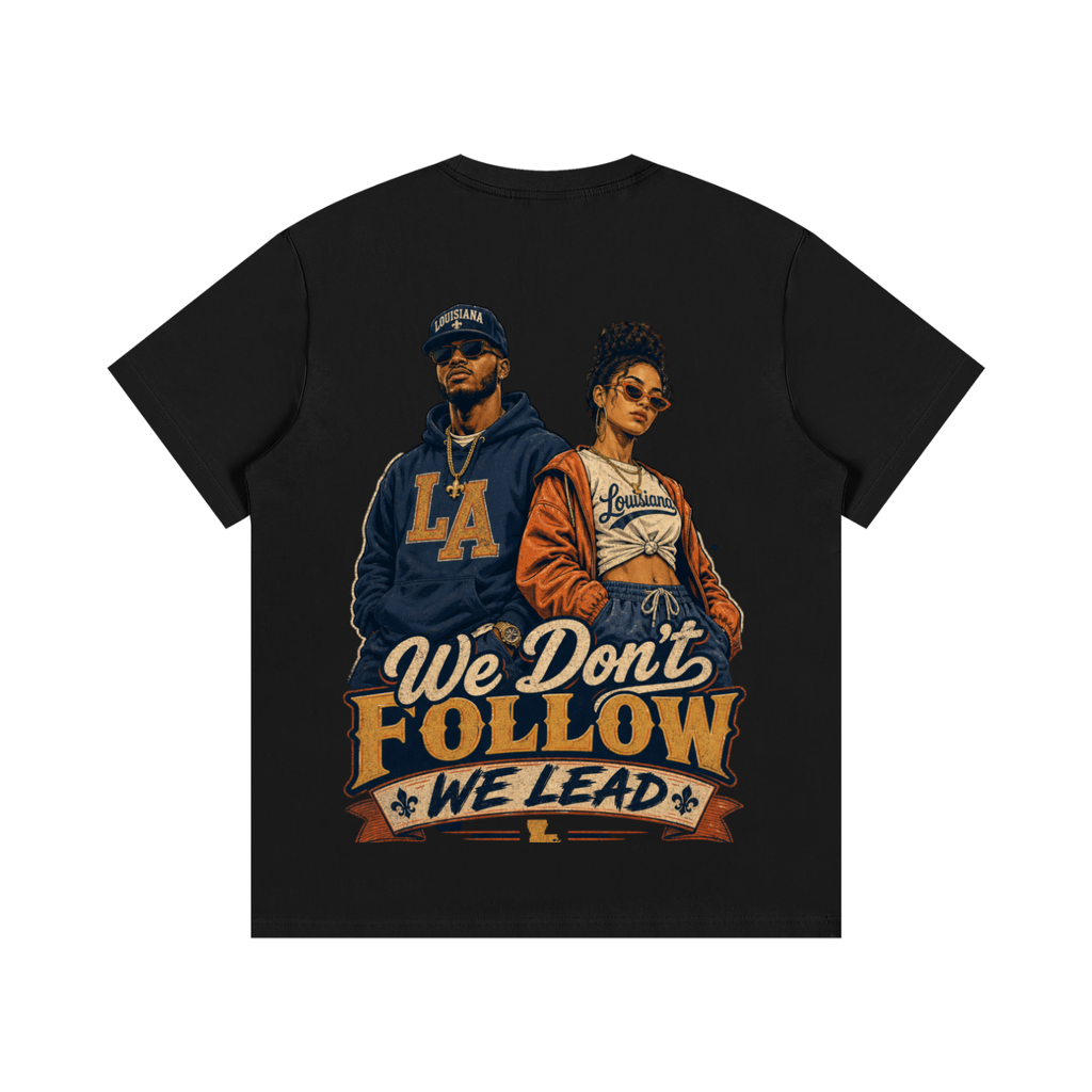 We don't follow we lead-Essential Cotton T-Shirt