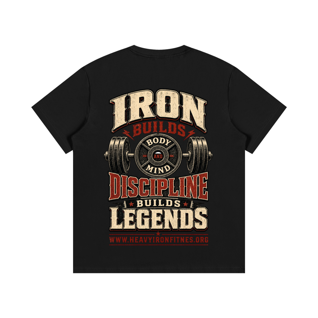 Iron builds-Essential Cotton T-Shirt