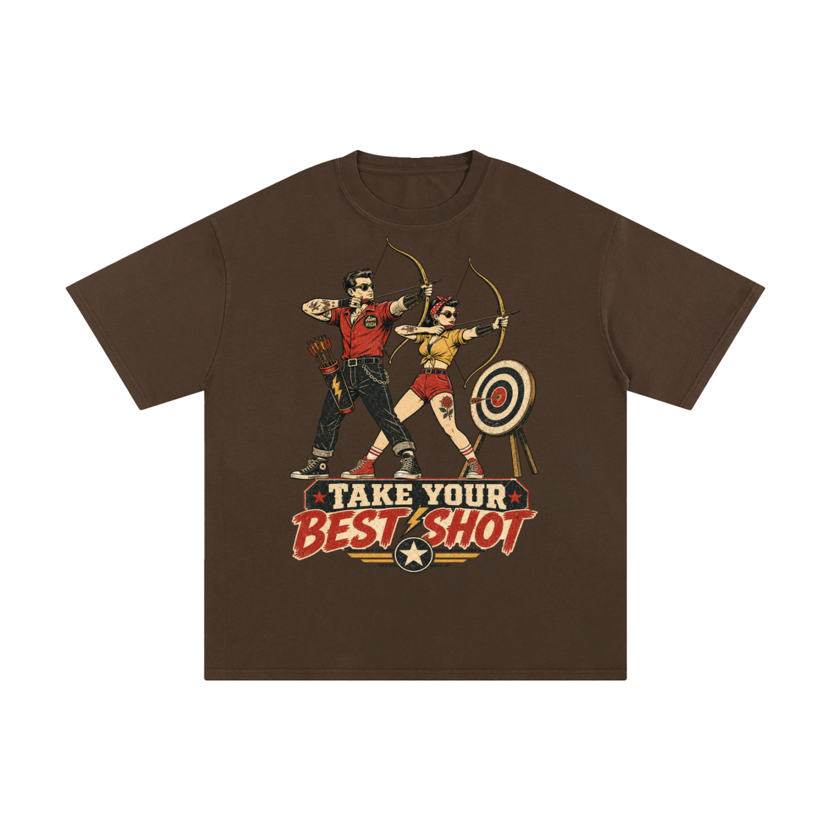 Take your best shot-Pure Cotton T-Shirt