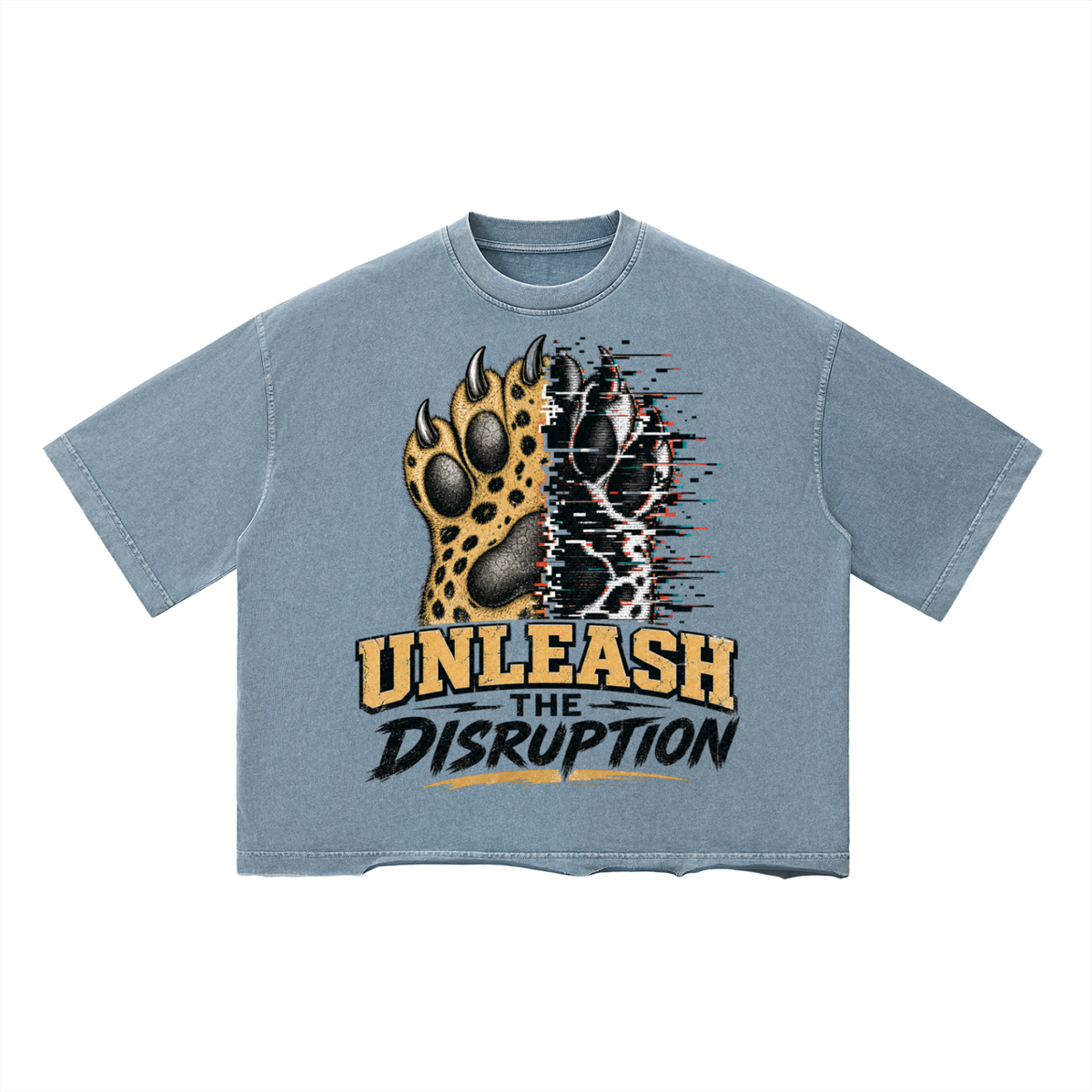 Unleash the disruption-Vintage Wash Boxy T-Shirt