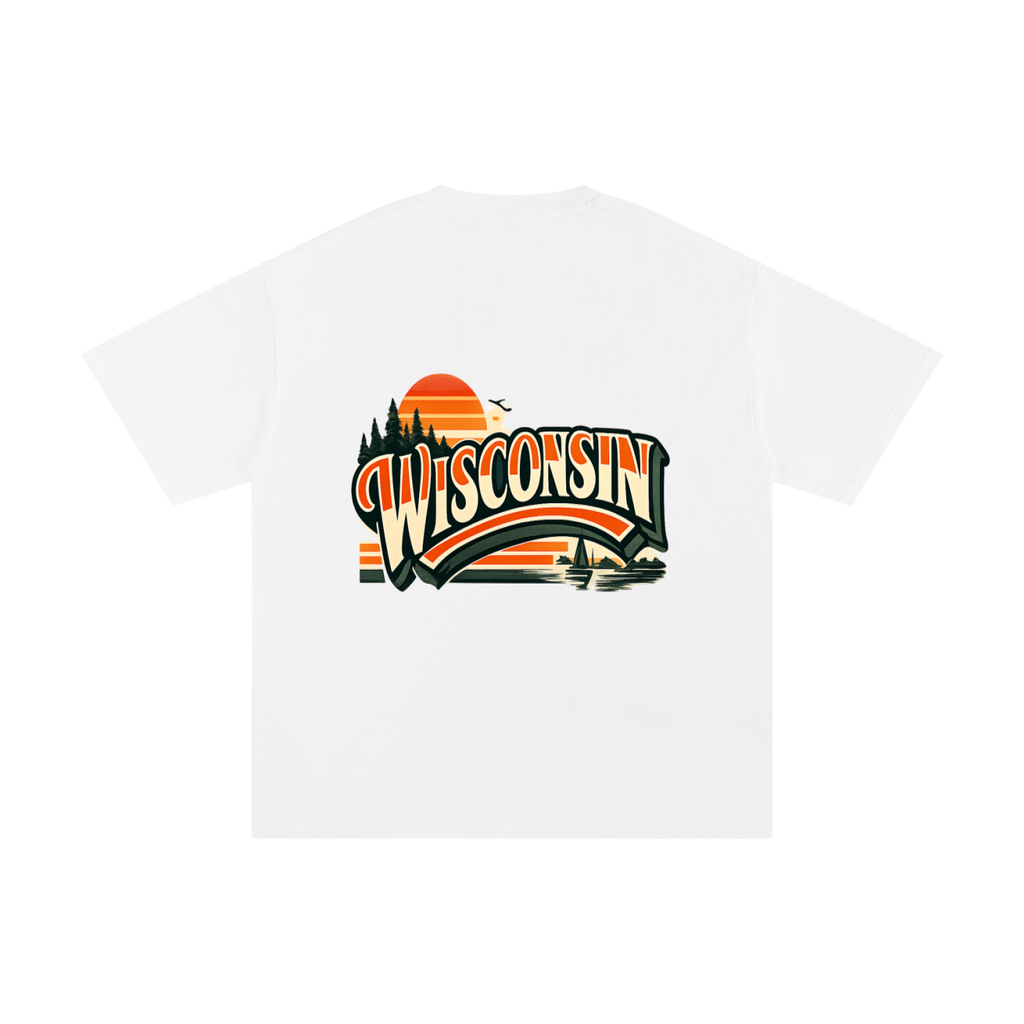 Wisconsin-Pure Cotton T-Shirt