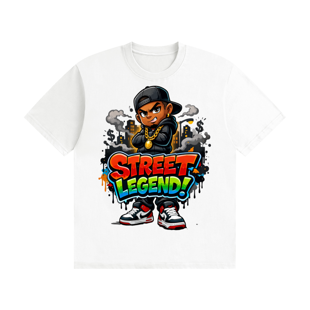 Street legend-Seamless Cotton T-Shirt