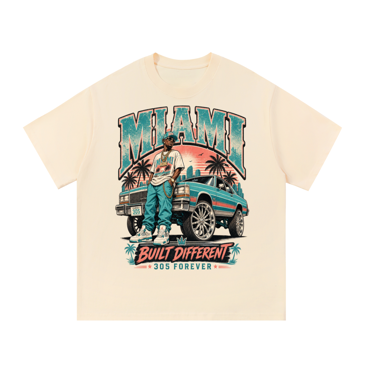 Miami-Essential Cotton T-Shirt