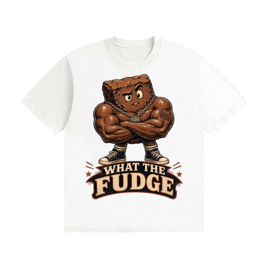 What the fudge-Seamless Cotton T-Shirt
