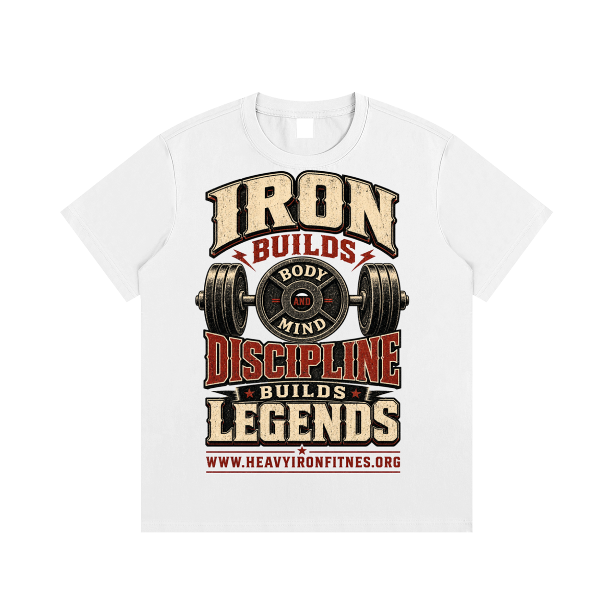 Iron builds-Essential Cotton T-Shirt
