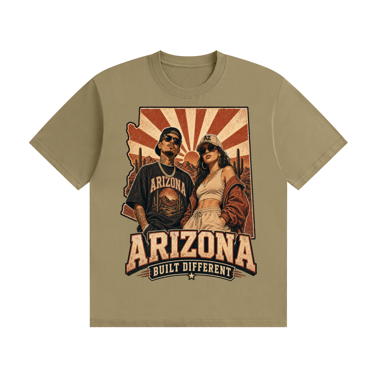 Arizona-Seamless Cotton T-Shirt