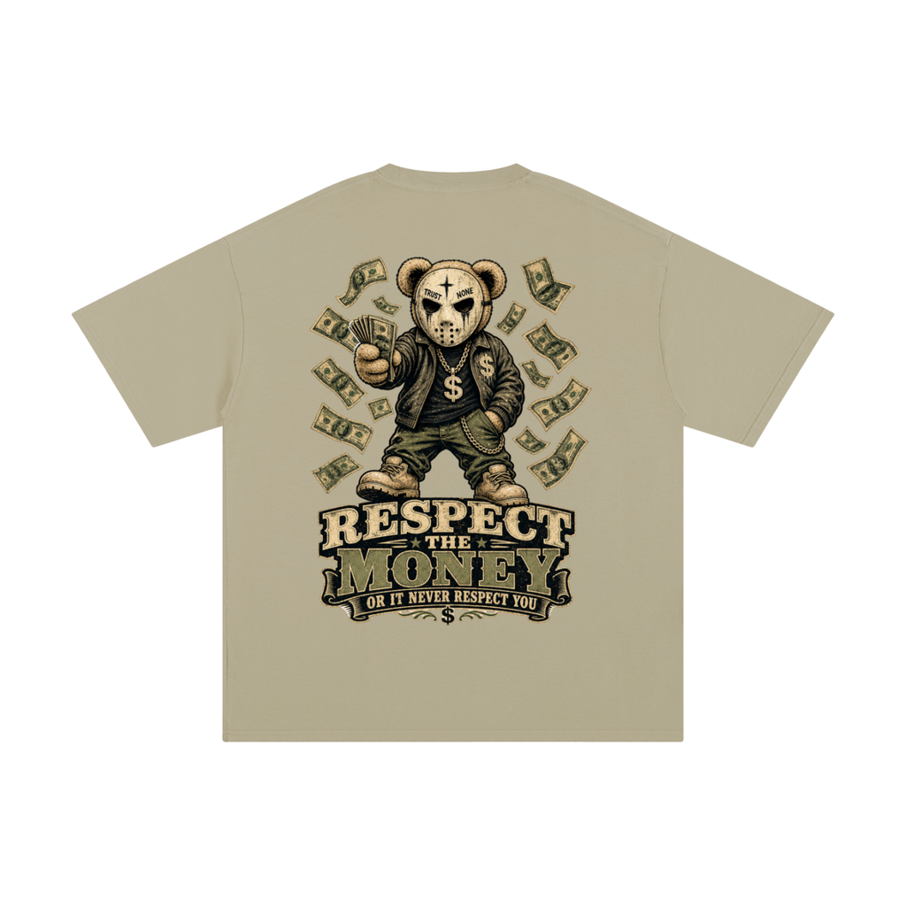 Respect the money-Pure Cotton T-Shirt