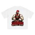 Legends don't follow they feast-Boxy Oversized T-Shirt