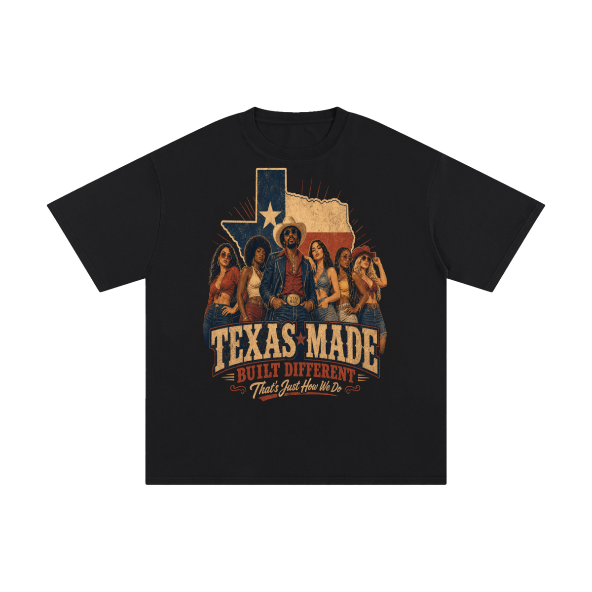 Texas made-Pure Cotton T-Shirt