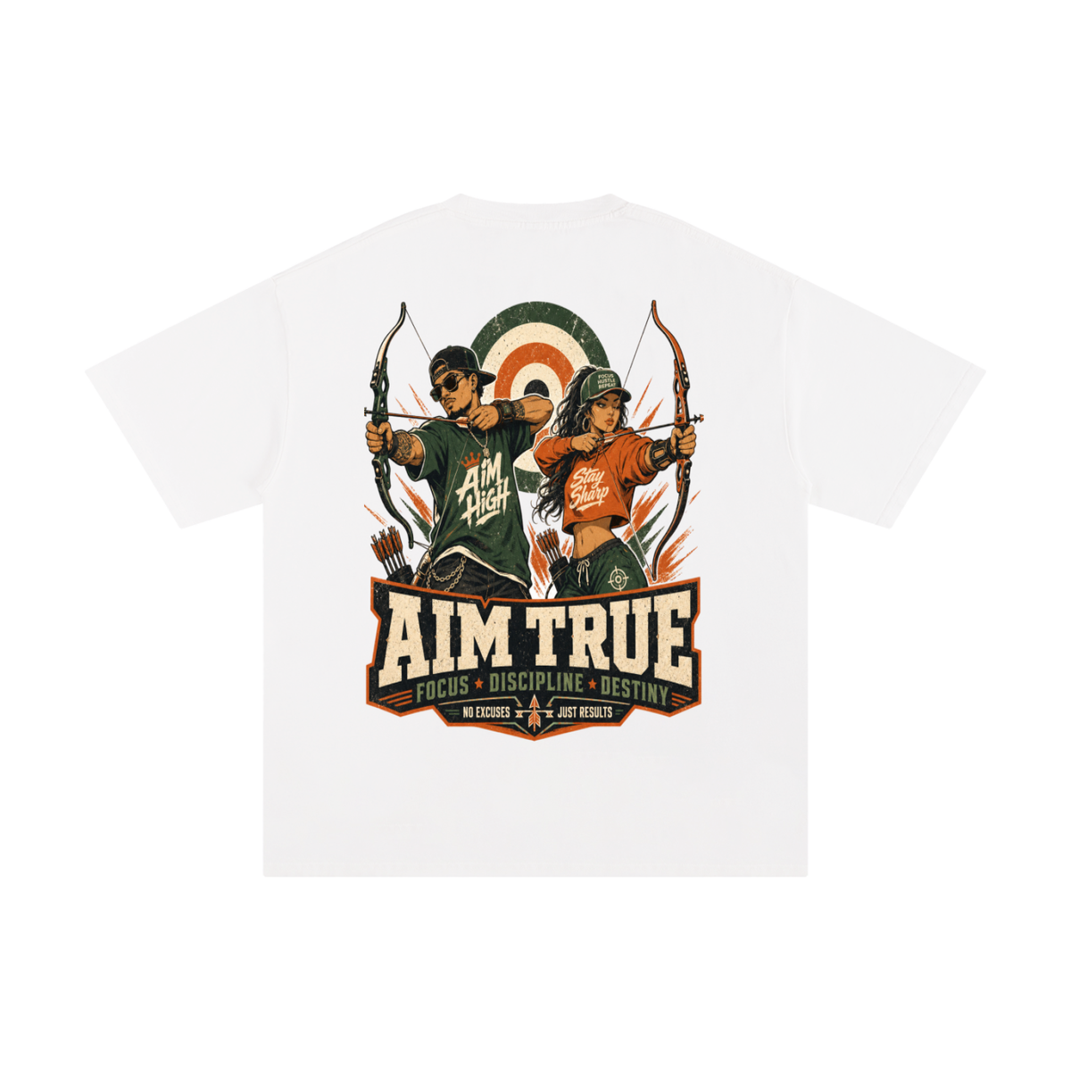 Aim true-Pure Cotton T-Shirt