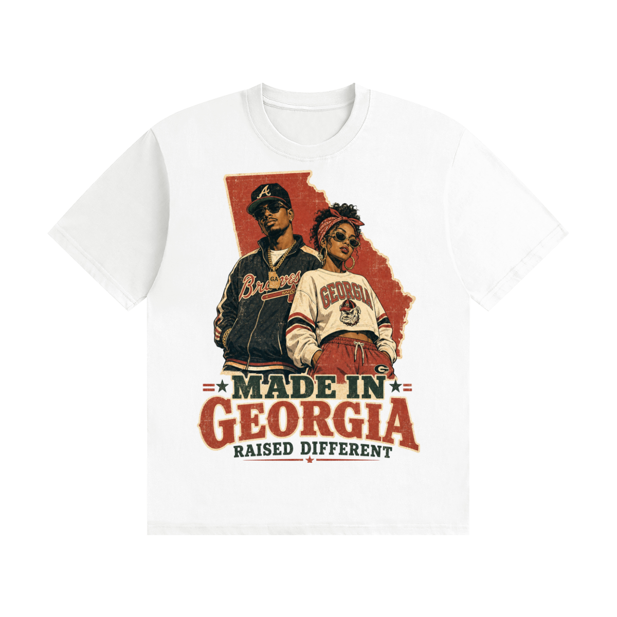 Made in Georgia-Seamless Cotton T-Shirt