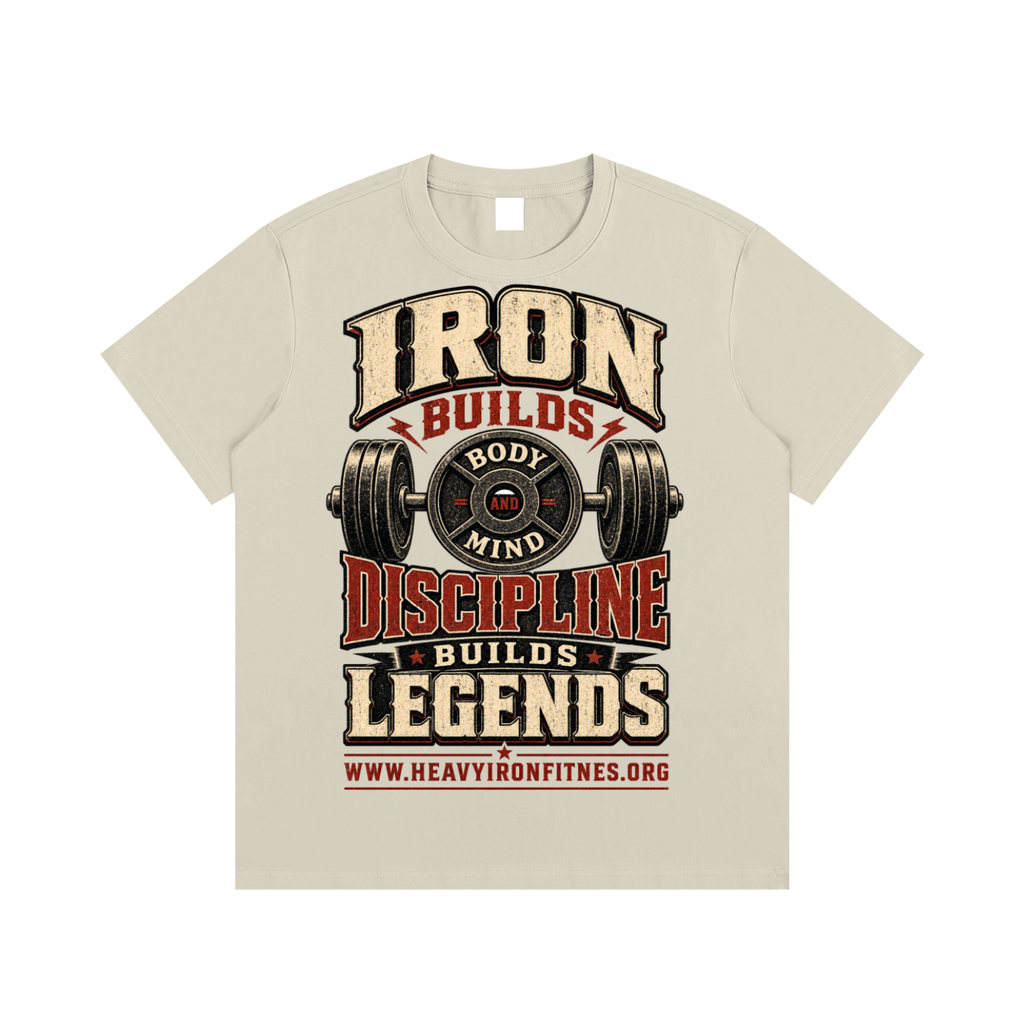 Iron builds-Essential Cotton T-Shirt