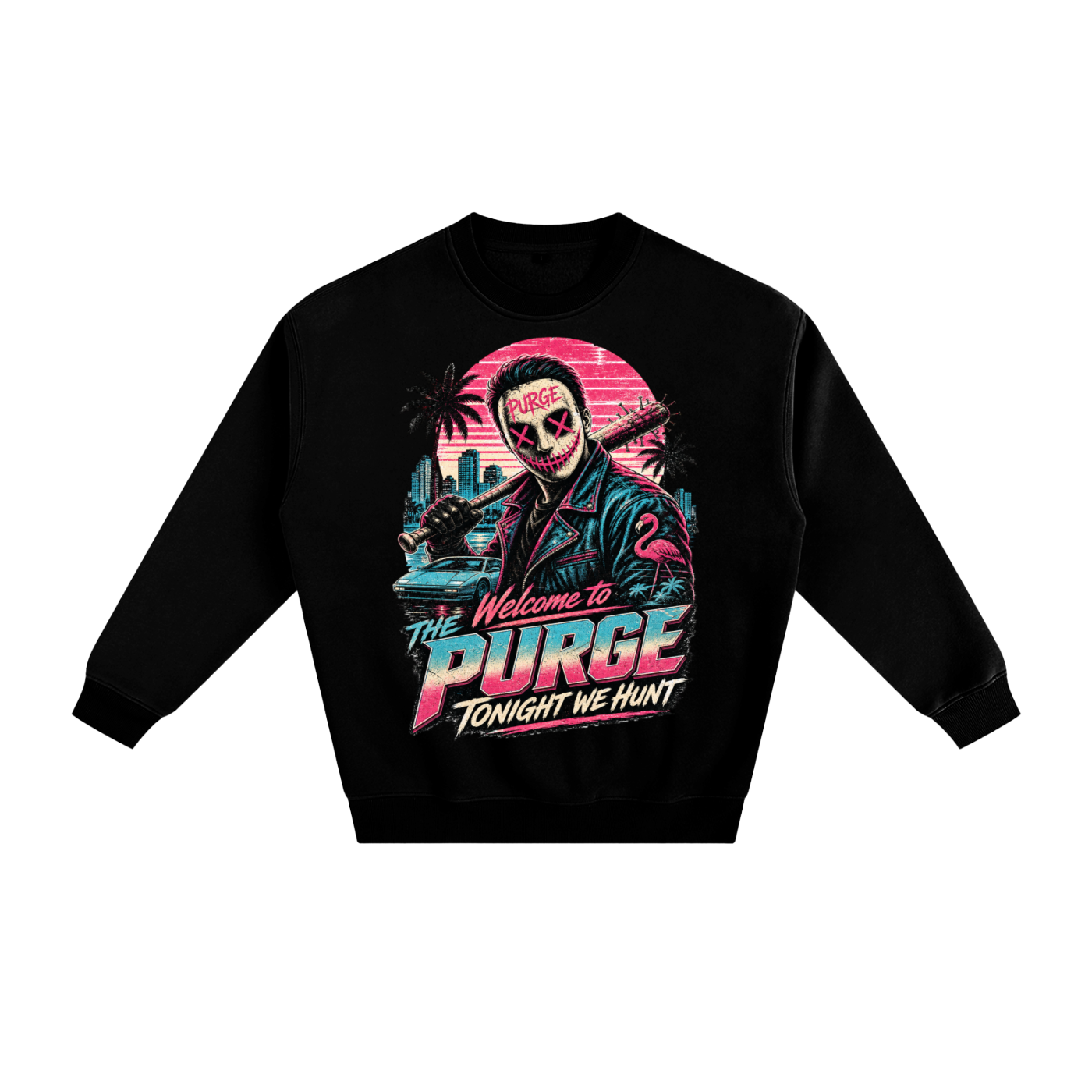 Unisex Welcome to the purge Fleeced Sweatshirt