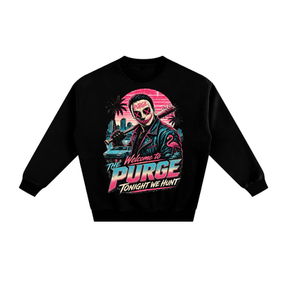 Unisex Welcome to the purge Fleeced Sweatshirt