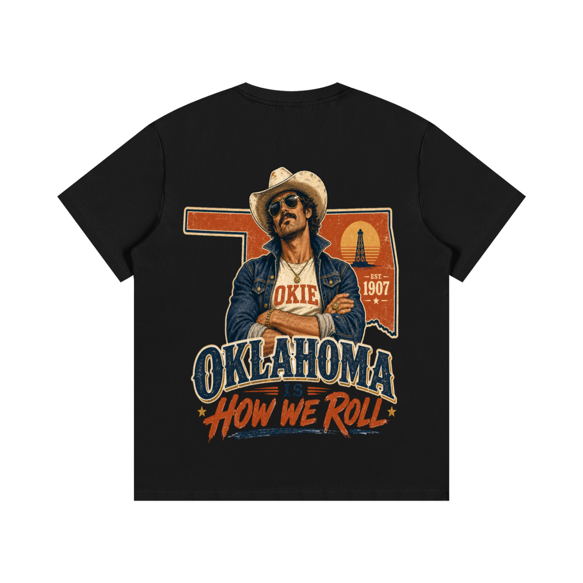 Oklahoma-Essential Cotton T-Shirt