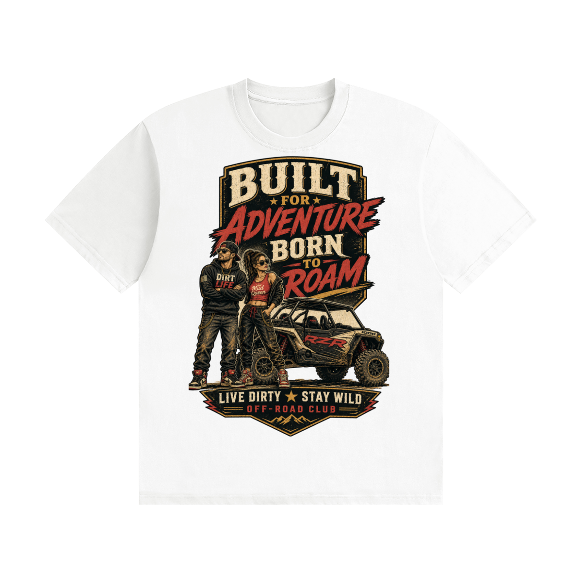 Built for adventure-Seamless Cotton T-Shirt