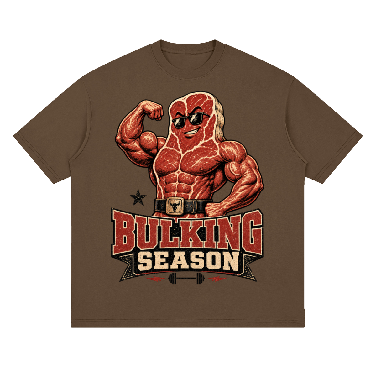Bulking season-Streetwear Loose Drop Shoulder T-Shirt