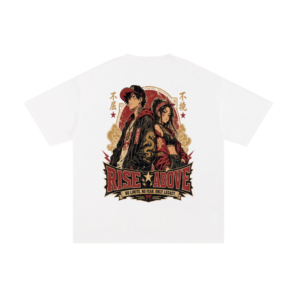 Rise above-Pure Cotton T-Shirt