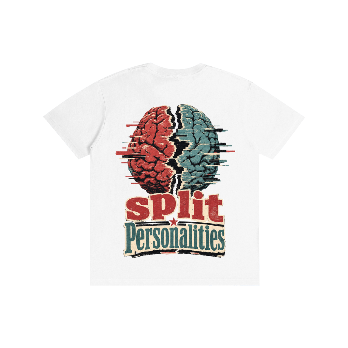 Split personalities-Pure Cotton T-Shirt