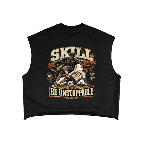 Be unstoppable-French Terry Boxy Tank Top
