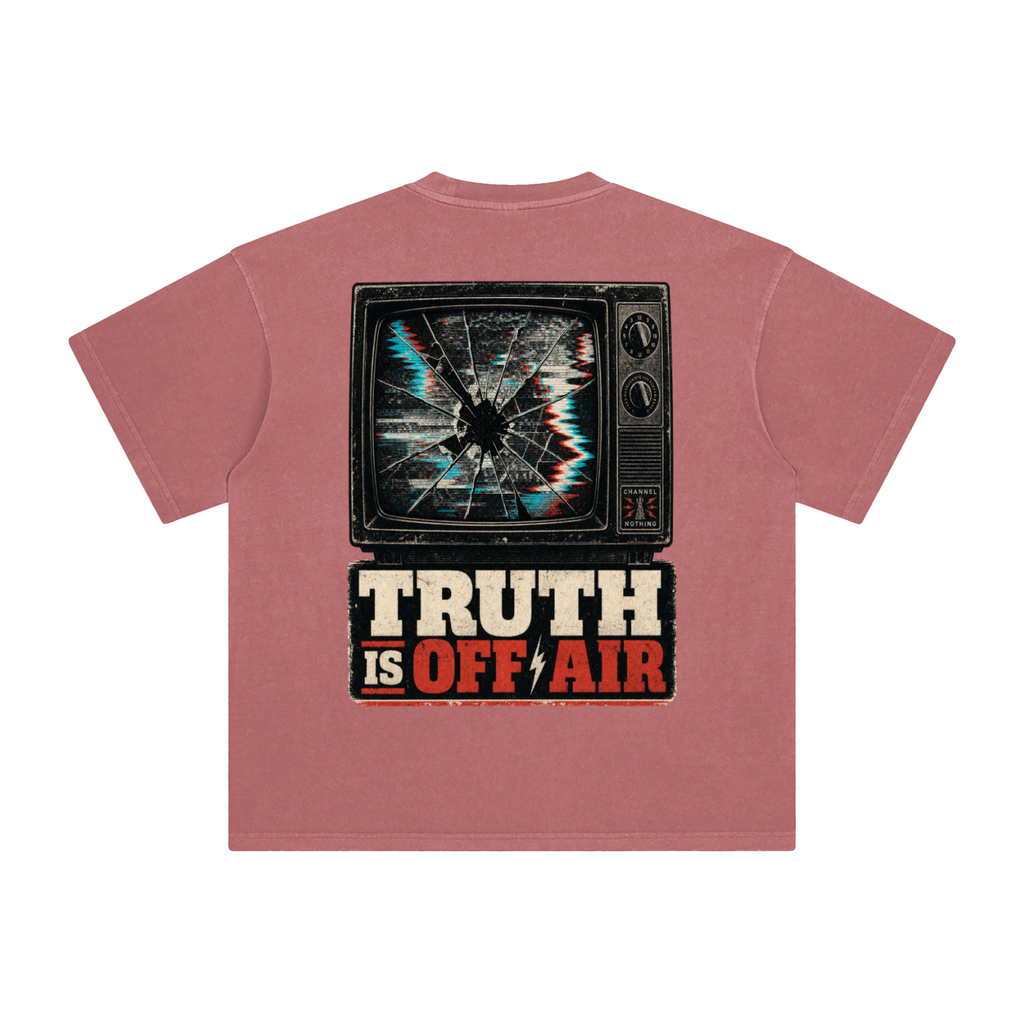 Truth Is Off Air Enzyme Washed T-Shirt