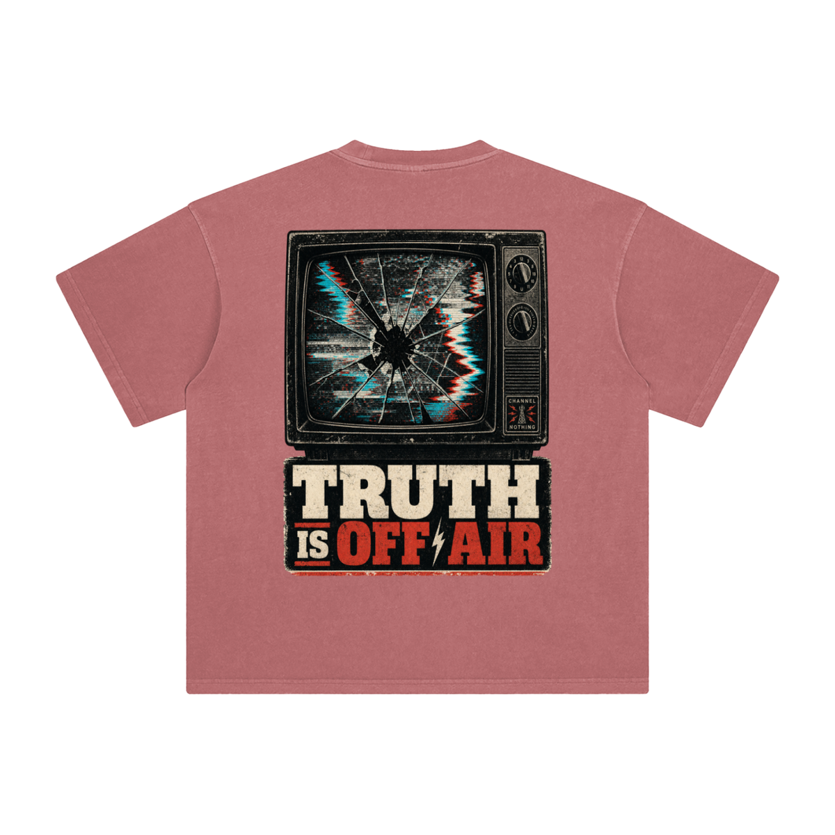 Truth Is Off Air Enzyme Washed T-Shirt