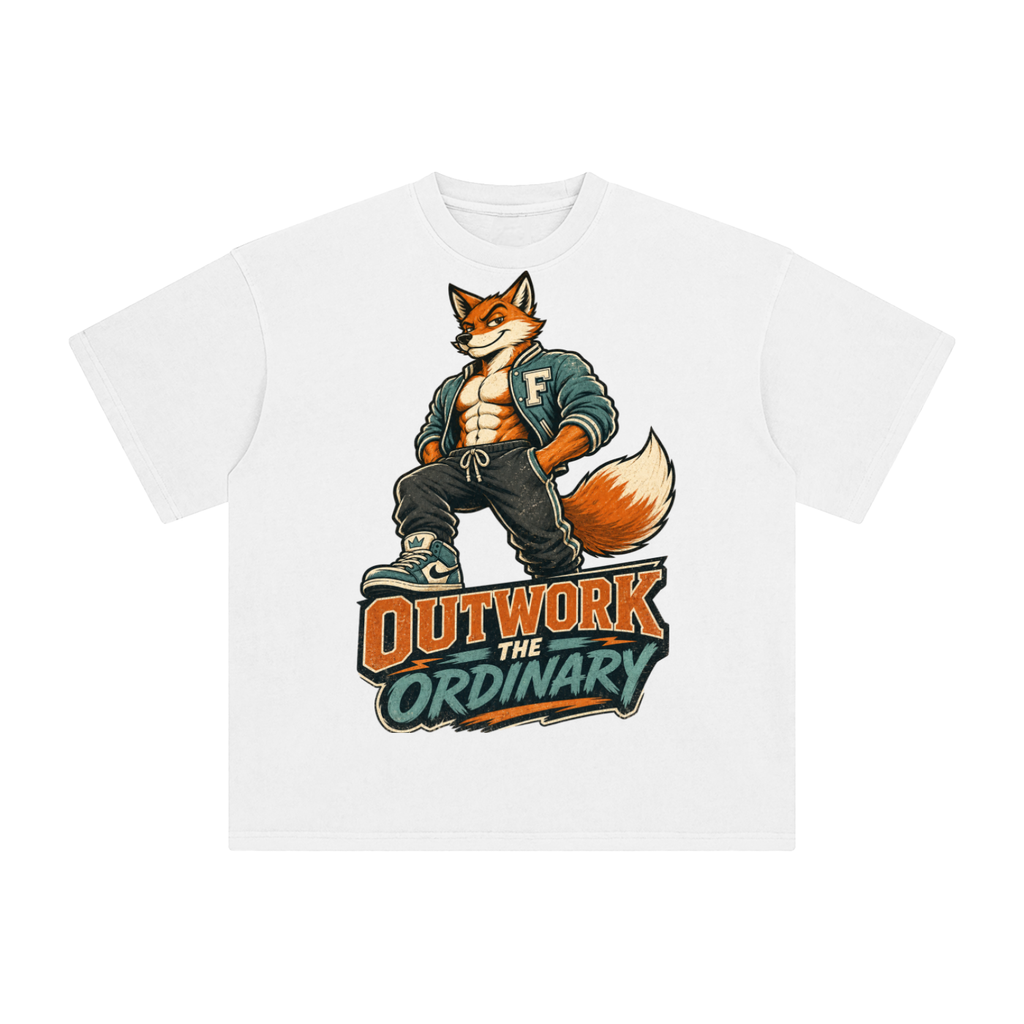 Outwork the ordinary-Enzyme Washed T-Shirt