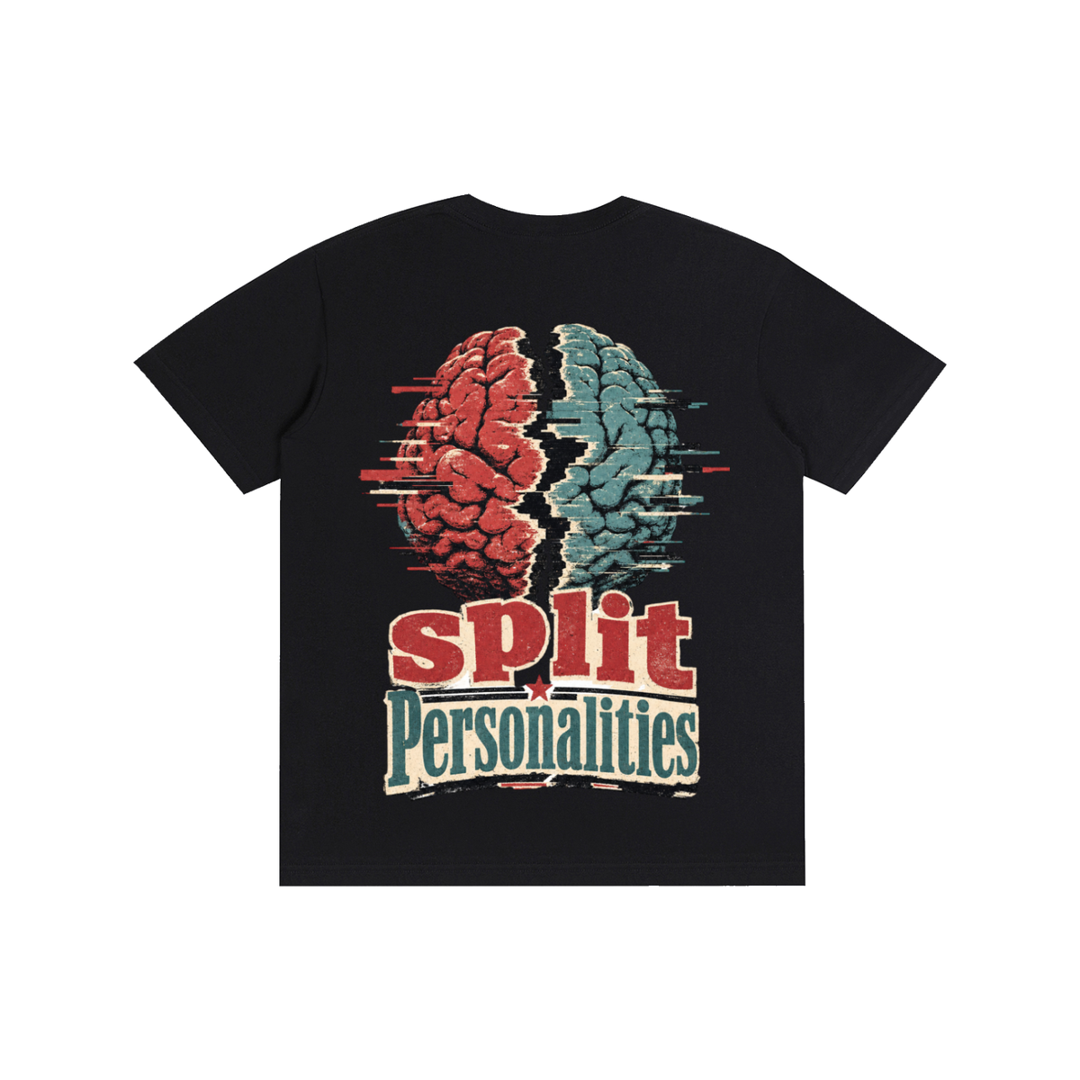 Split personalities-Pure Cotton T-Shirt
