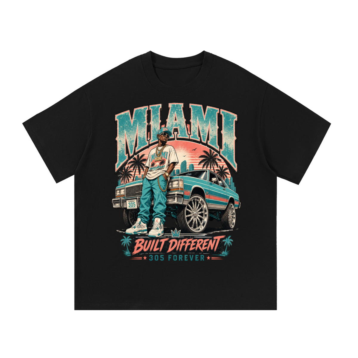 Miami-Essential Cotton T-Shirt