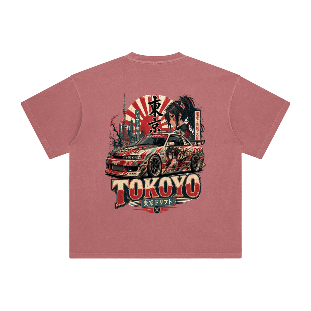 Tokyo-Enzyme Washed T-Shirt