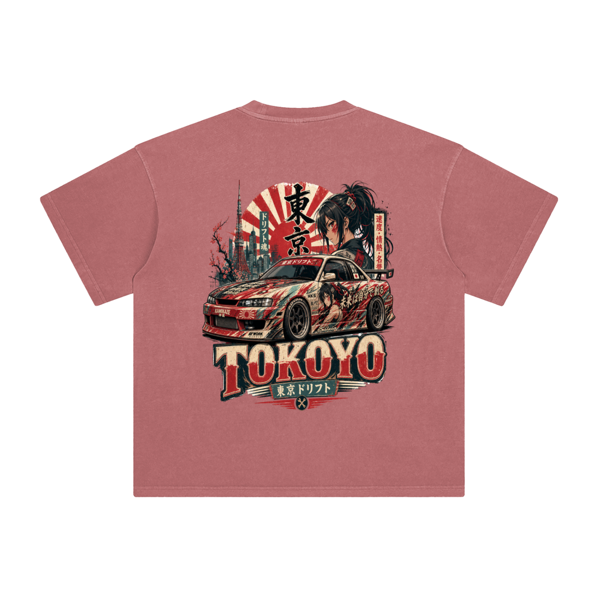 Tokyo-Enzyme Washed T-Shirt