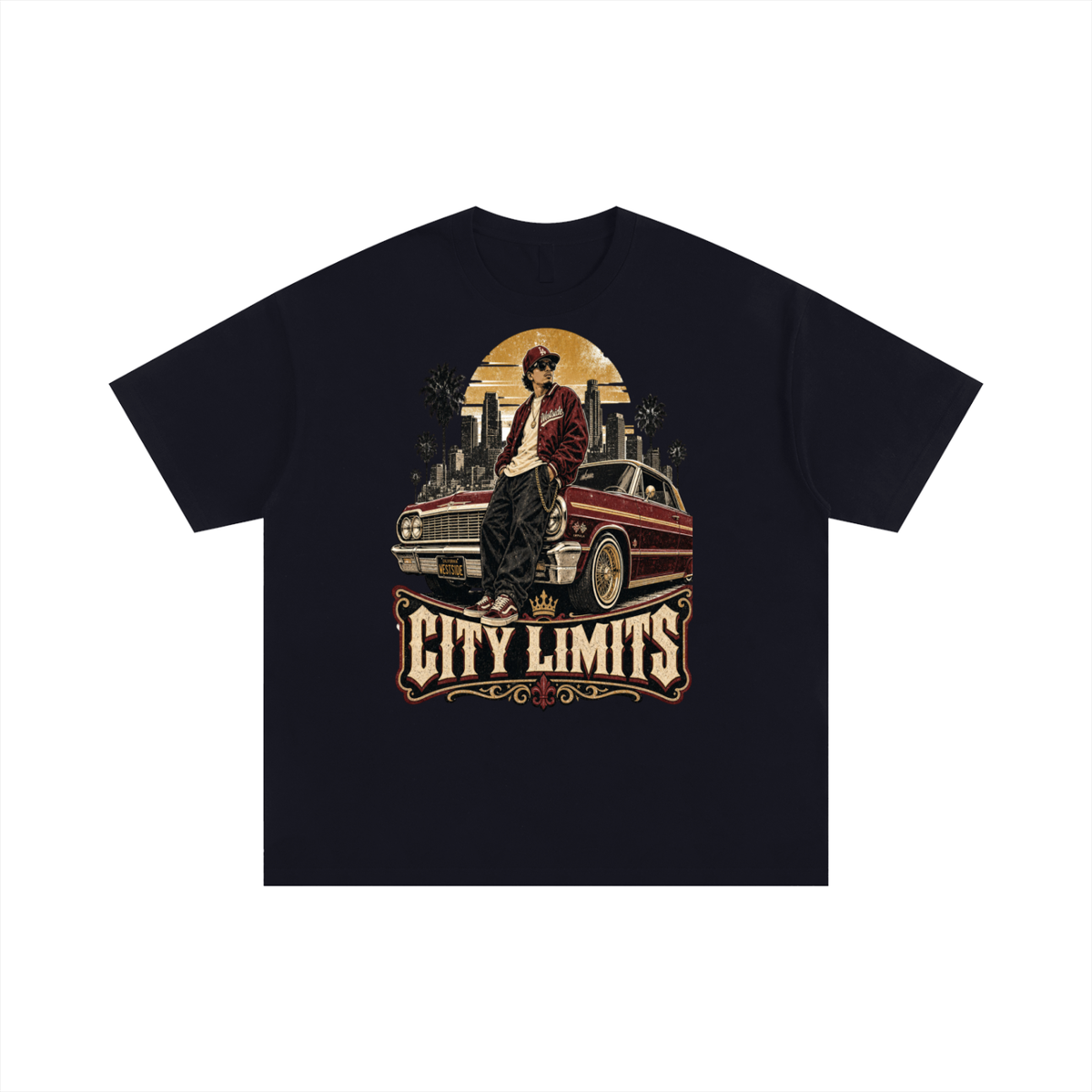 City limits- Oversized Cotton T-Shirt