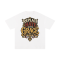 Replace hate with grace-Pure Cotton T-Shirt