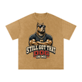 Still got that dog in me-Snow Washed Oversized Cotton T-Shirt