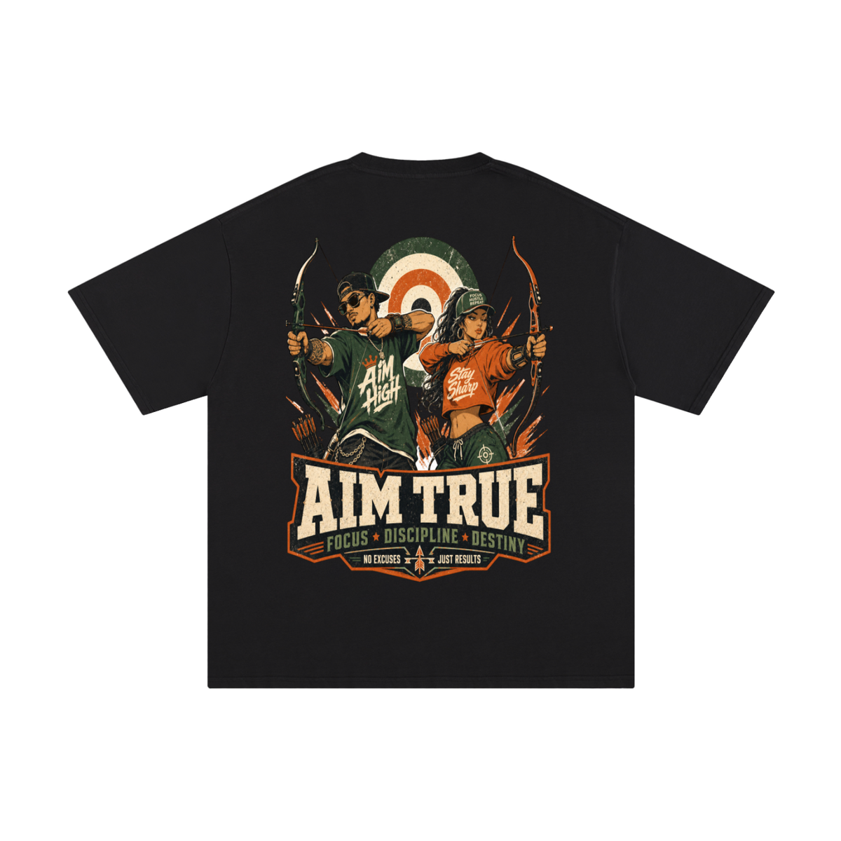 Aim true-Pure Cotton T-Shirt