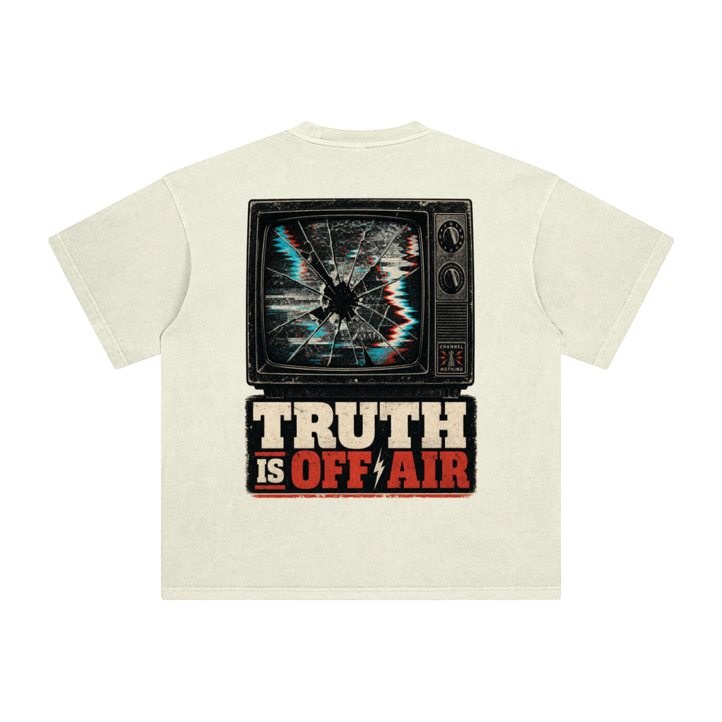 Truth Is Off Air Enzyme Washed T-Shirt