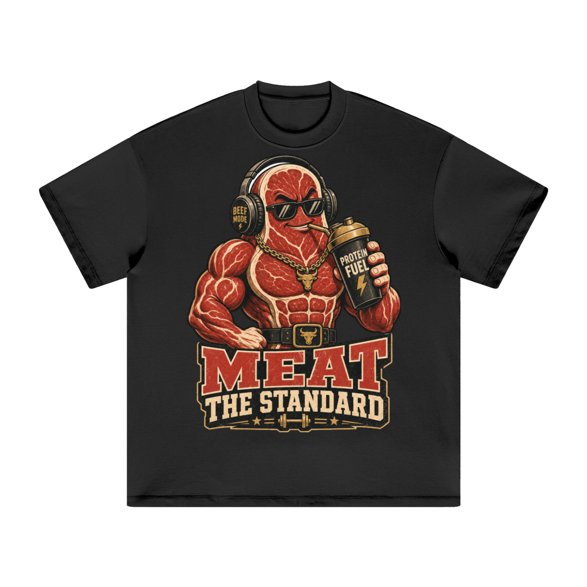 Meat the standard-Heavyweight Earth Tone T-Shirt