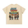 Cool kids-Mineral Wash Waffle Knit T-Shirt