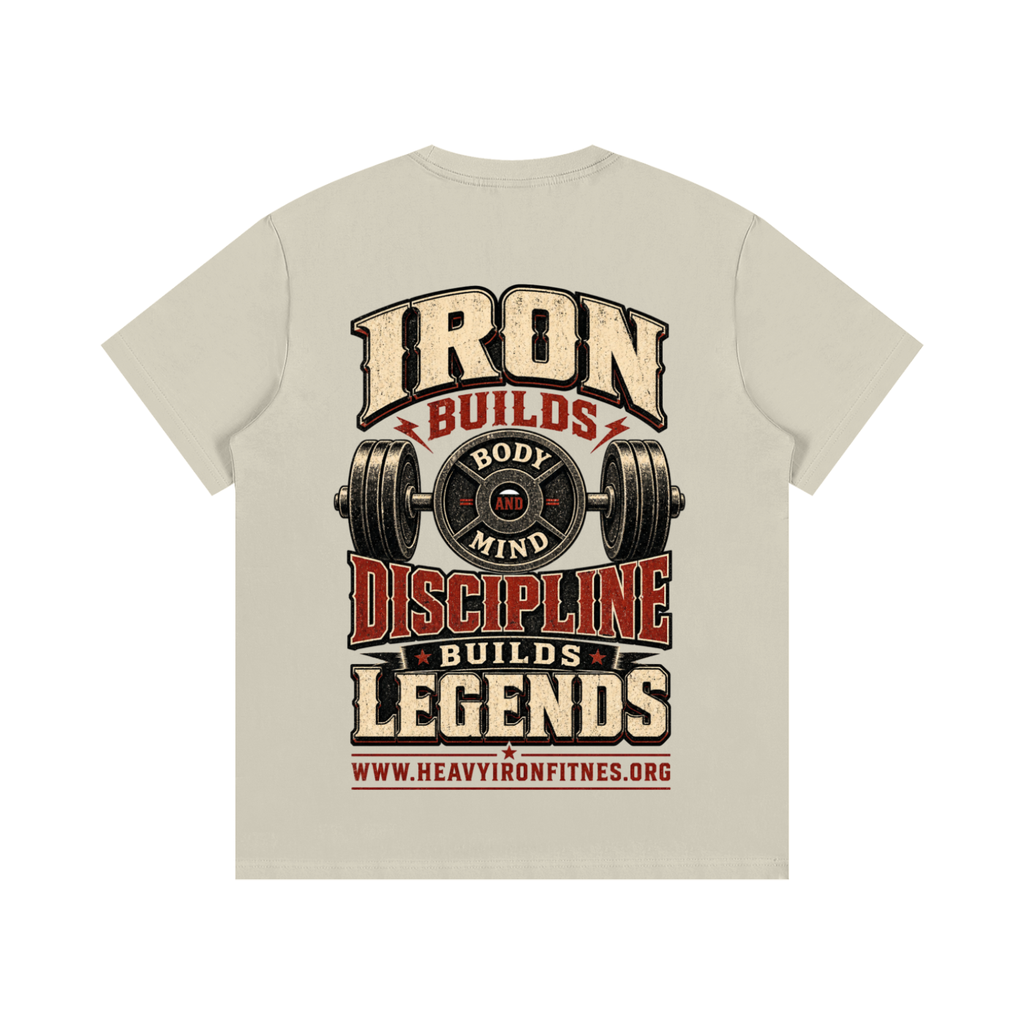 Iron builds-Essential Cotton T-Shirt